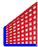 45 degree twisting Cosine distance  of the helical building panel