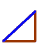 Hypotenuse of the plane right-angled triangle